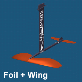 hydrofoil, windfoil, wing, wingfoil